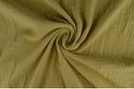 10 meter mousseline stof - Beige - Double gauze, Overige materialen, 120 cm of meer, Beige, Ophalen of Verzenden