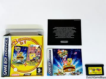 Gameboy Advance / GBA - 2 Games In 1 - Spongebob De Film / E, Verzenden, Gebruikt