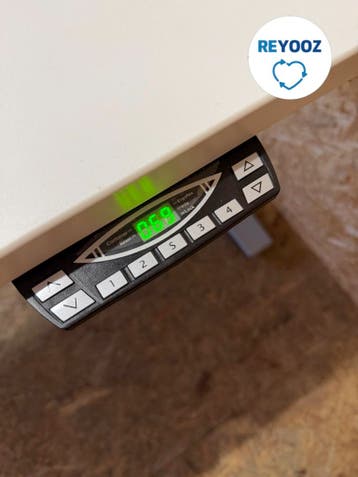 Konig Neurath zit-sta bureau - TALO.S - 160x80 - zilverg..., Nieuw in verpakking