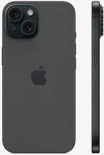Nieuwstaat Apple iPhone 15 (model 2023) zwart 128GB + 12, Ophalen of Verzenden, Zo goed als nieuw