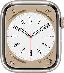 Apple Watch Series 8 45 mm aluminium kast sterrenlicht, Verzenden, Gebruikt