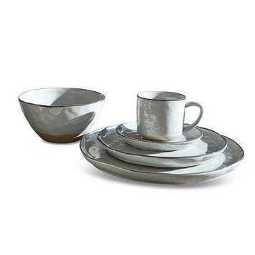 LOBERON Servies set van 30 Biarré grijs -  – Nieuw, Verzenden, Nieuw