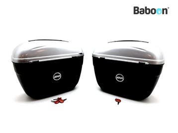Kofferset Universeel Givi Cruiser Sidecases E21G730, Verzenden, Gebruikt