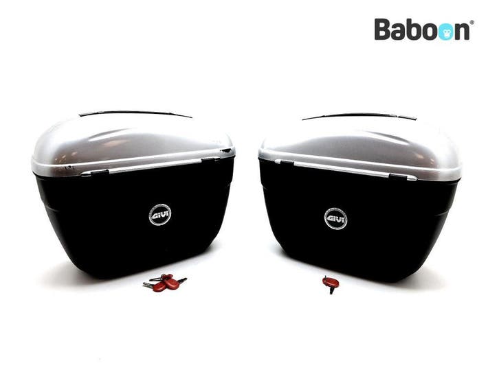 Kofferset Universeel Givi Cruiser Sidecases E21G730, Motoren, Onderdelen | Overige, Gebruikt, Verzenden
