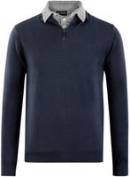 2dekans | Milanoro - Herenpullover met overhemdkraag en, Kleding | Heren, Ophalen of Verzenden, Zo goed als nieuw, Milanoro