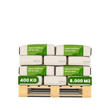 Gazonmest All-In-One (20x = 400 kg - voor 8.000 m2), Verzenden, Mest