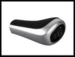 BMW Pookknop Universeel 9 Cm Zilver Leder 5 of 6 Versnelling, Verzenden, Nieuw