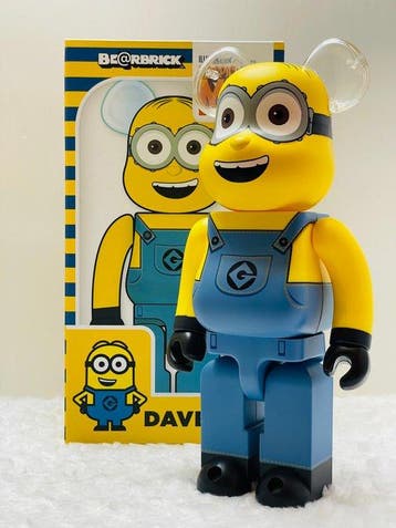 Medicom toy - BE@RBRICK 400% Minions Dave Bearbrick