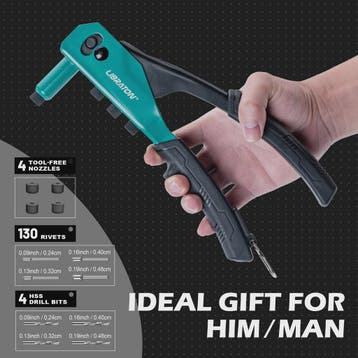 Libraton Klinknageltang Set: Heavy-Duty Handklinknageltang m, Doe-het-zelf en Verbouw, Verzenden, Nieuw