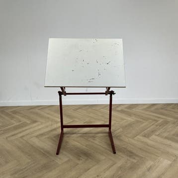 ergonomische / school-tekentafel, zit/ sta werkplek (bxd), Huis en Inrichting, Ophalen of Verzenden, Gebruikt