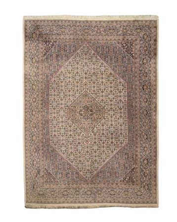 Groot Perzisch tapijt Bidjar 350x250  wollen vloerkleed, 200 cm of meer, Zo goed als nieuw, 200 cm of meer, Blauw