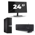 Dell Optiplex 5050 SFF -   i3-6e  - 8GB  - 256GB  + 1x 24 in, Qwerty, Verzenden, 8 GB, Refurbished