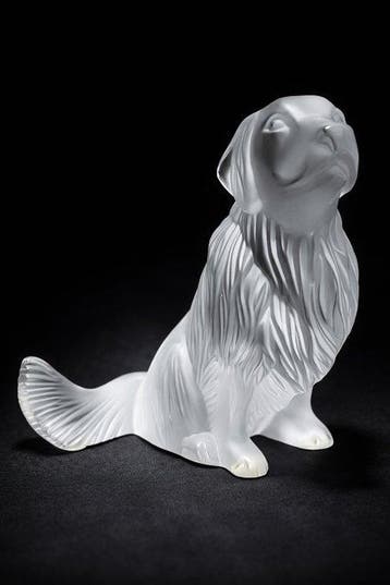 Lalique - Figuur - Grand Golden Retriever - Kristal