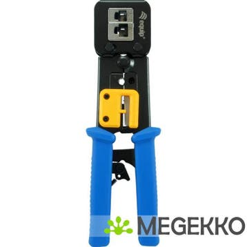 Equip 12941007101 kabel krimper Krimptang Zwart, Blauw, Geel, Verzenden, Nieuw