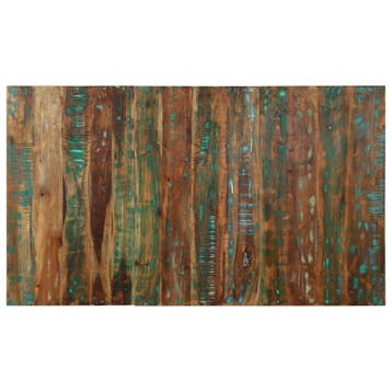 vidaXL Hoofdbord 140 cm massief gerecycled hout meerkleurig, Verzenden, Nieuw, Hout