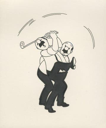 Studios Hergé - 1 Original drawing - Kuifje - KNAP HOOR -, Nieuw