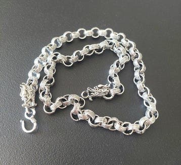 Zonder minimumprijs - Halsketting Zilver, 95 gram, Nieuw