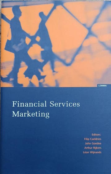 Financial Services Marketing 9789059312708, Boeken, Verzenden, Zo goed als nieuw