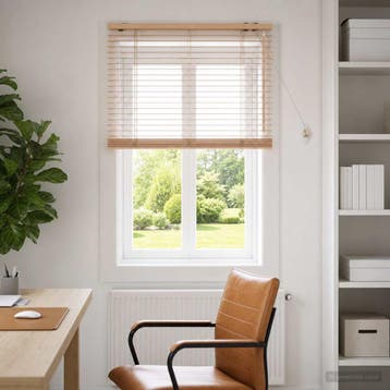 vidaXL Venetiaanse jaloezie Eiken Look 70 x 160 cm 35 mm, Verzenden, Nieuw, Bruin
