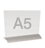 Menuhouder A5 Liggend Met Alu-voet | Displaywinkel.nl, Verzenden, Nieuw in verpakking, Etalage