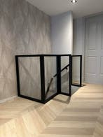 Dubbele Hoekbalustrade met Glas op Maat | Vide / Trapgat, Nieuw