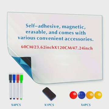 Zelfklevende Magnetische Whiteboard Sticker - Uitwisbaar & F, Verzenden, Nieuw