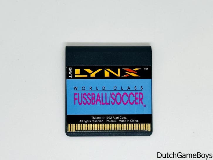 Atari Lynx - World Class - Fussball / Soccer, Spelcomputers en Games, Games | Atari, Gebruikt, Verzenden
