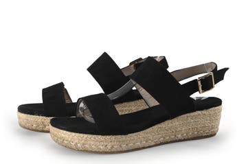 Dolcis Sandalen in maat 40 Zwart, Dolcis, Verzenden, Zwart, Sandalen of Muiltjes