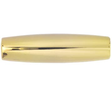 Inzetstuk messing gelakt 75mm tbv deurklink Ton, Verzenden, Nieuw