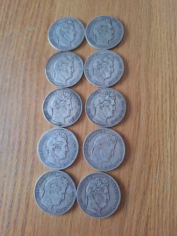 Frankrijk. Louis-Philippe I (1830-1848). 5 Francs 1831/1847