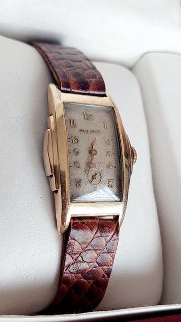 Bulova - Art deco tank mens watch. - Zonder minimumprijs -, Nieuw