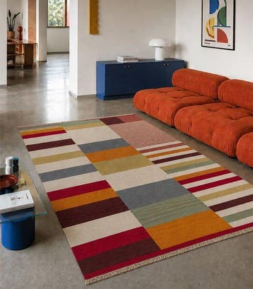 Kilim Moderno - Vloerkleed - 238 cm - 173 cm, Nieuw