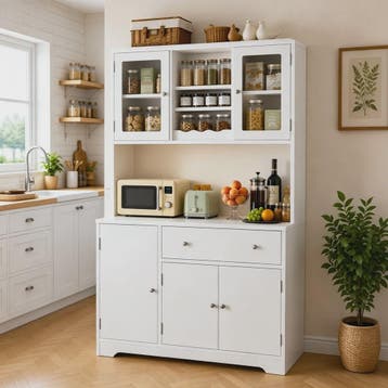 Multifunctioneel Buffetkast Sideboard 105x175cm met Werkblad, Verzenden, Nieuw