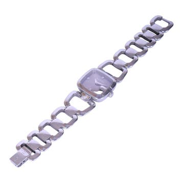 G-Gucci Small Diamanten - Bruine Wijzerplaat (YA125503), Sieraden, Tassen en Uiterlijk, Horloges | Dames, Verzenden, Zo goed als nieuw