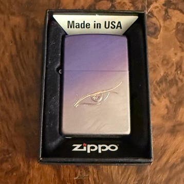 Zippo - Ojo Estilizado - Aansteker - Staal (roestvrij), Nieuw