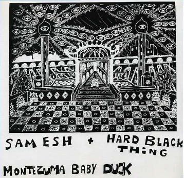 Lp - Sam Esh + Hard Black Thing - Montezuma Baby Duck, Verzenden, Nieuw in verpakking