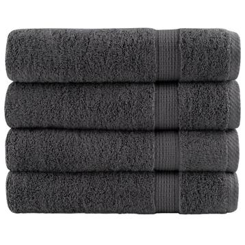 vidaXL Badhanddoeken SOLUND 4 st 600 g/m² 70x140 cm, Verzenden, Nieuw