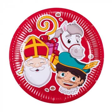 Sinterklaas Bordjes (23cm), Ophalen of Verzenden, Nieuw