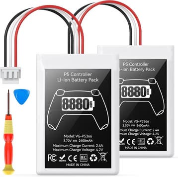 DualSense Batterij 2 stuks | Laatste Stuk!, Ophalen of Verzenden, Nieuw, Voeding, Oplader of Kabel, PlayStation 5