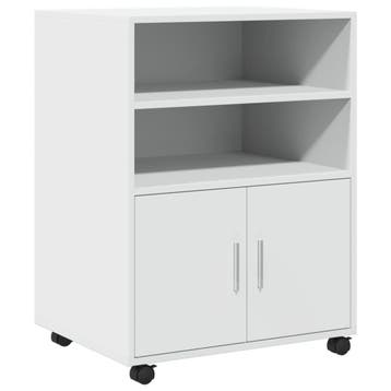 Bijzettafel met wielen | B-keuze | OP=OP, Huis en Inrichting, Meerdere deuren, Zo goed als nieuw, Minder dan 100 cm, Modern