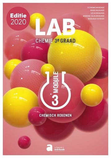 Lab 3de graad Module 3 Chemisch rekenen (2 gru) Leerwerkboek, Boeken, Studieboeken en Cursussen, Verzenden, Zo goed als nieuw