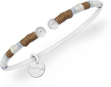 Scmyk armband BG-264 E Havana Spritz zilverkleurig, Verzenden, Nieuw