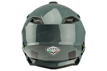 Helm Vito Crosshelm Tivoli nardo gray deco glans grijs /..., Ophalen of Verzenden, Nieuw, Vito