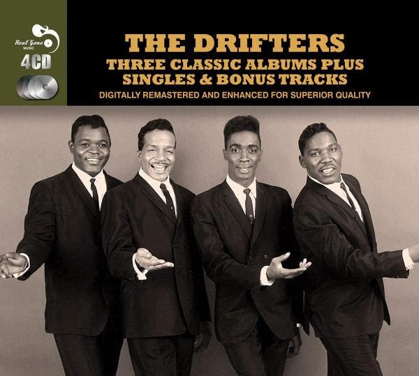 cd - The Drifters - Three Classic Albums Plus Singles &am..., Cd's en Dvd's, Cd's | Overige Cd's, Zo goed als nieuw, Verzenden