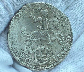 Nederland, Deventer Zilveren Rijder of Ducaton 1666 /, Postzegels en Munten