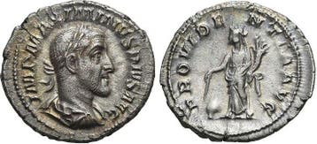 Denar 235-238 n Chr Rom Maximinus I Thrax 235-238 n Chr, Postzegels en Munten, Verzenden
