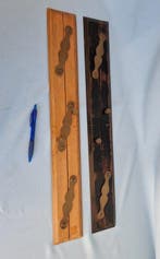 Parallel liniaal (2) - Hout, Messing