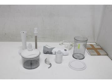 Bosch MSM66155 - Staafmixer - 600W 12 snelheden - Grijs/Wit, Verzenden, Zo goed als nieuw