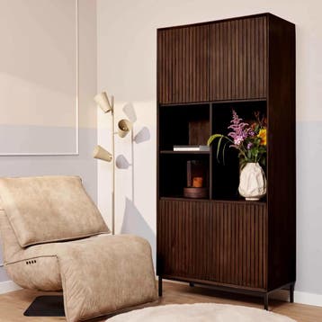 Vakkenkast Madison Brown | 90 cm | Starfurn, Ophalen of Verzenden, Nieuw