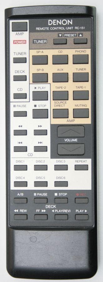 Afstandsbediening Denon rc-156 pma-880r, Ophalen of Verzenden, Nieuw, Origineel